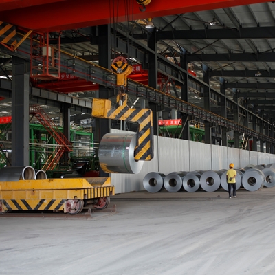 الغمس الساخن خط الجلفنة المستمر جالفالوم CGL 30-300g / M2 طلاء