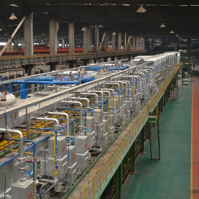 1550mm لفائف معدات خط الجلفنة المستمرة لقطاع الصلب