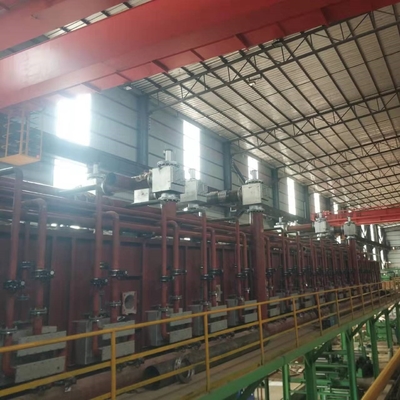 معدات خط الجلفنة بالغمس الساخن GI 0.15-0.8mm 1250mm 200000TPY