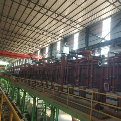 معدات خط الجلفنة بالغمس الساخن GI 0.15-0.8mm 1250mm 200000TPY